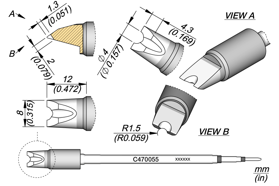 C470055 - Barrel Cartridge Ø 4